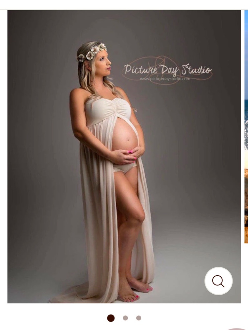 New in Bag Maternity Photo Shoot Dress